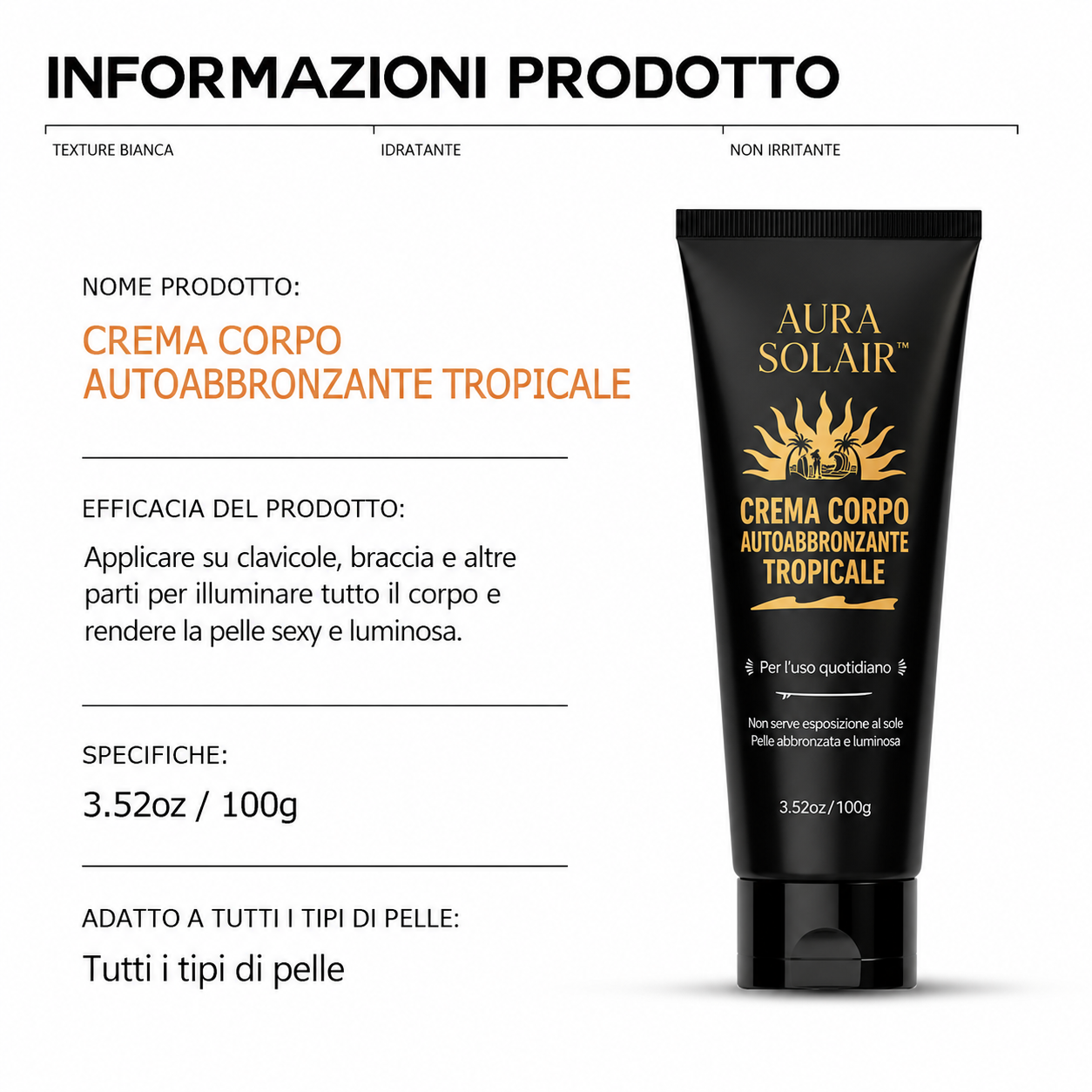 Mousse Autobronzante Aura Solair